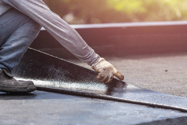 Professional Waterproofing technician working in Florham Park, NJ